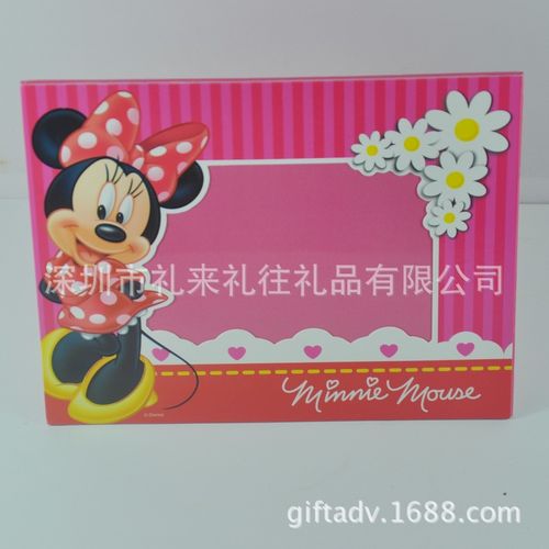 【深圳工厂定做白色牛皮纸相框】烫金logo立体diy创意相框赠品